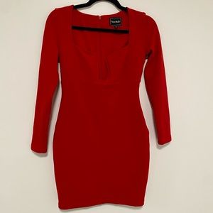 Nookie Red Bodycon Dress
